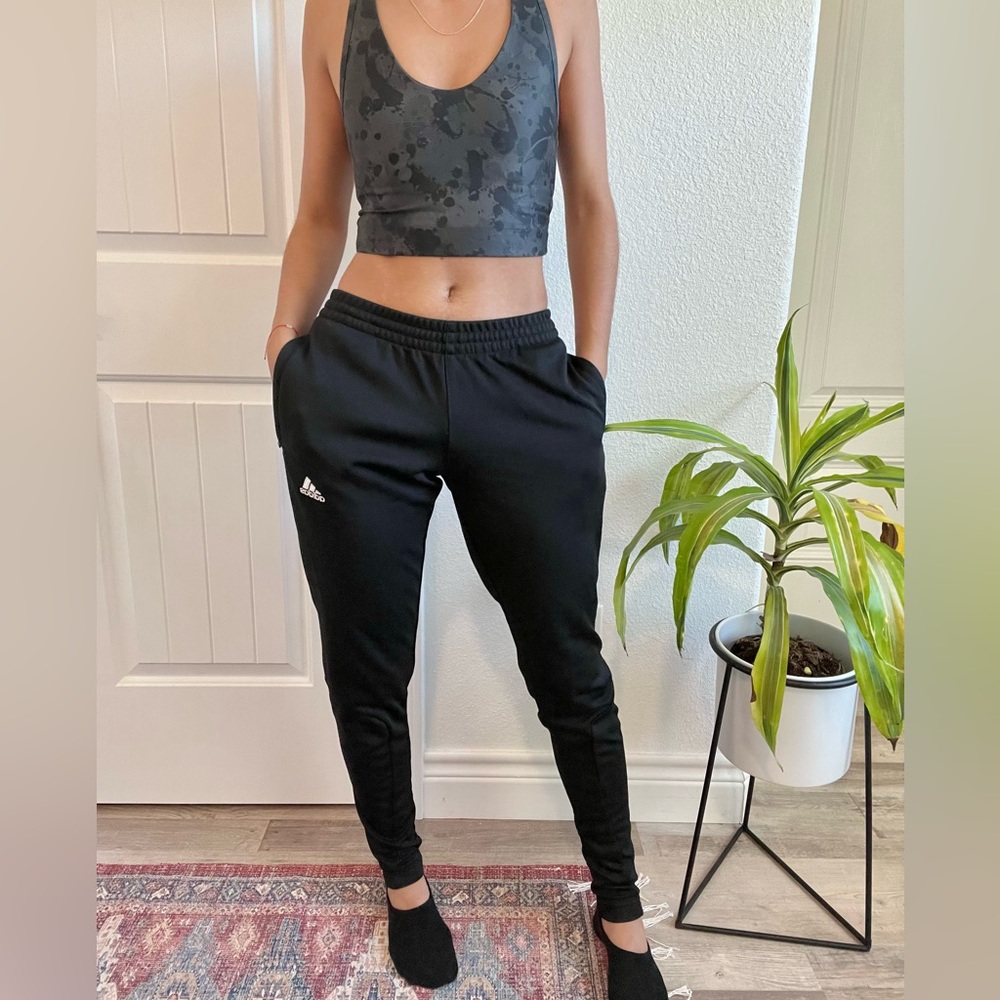 Adidas - Black Skinny Joggers